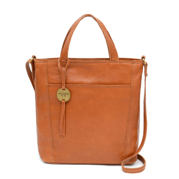A.N.A. Crossbody Purse Handbag Bag Zipper Brown