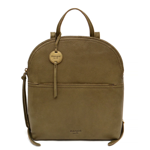 margot, Bags, Margot New York Womens Brown Leather Backpack Handbag