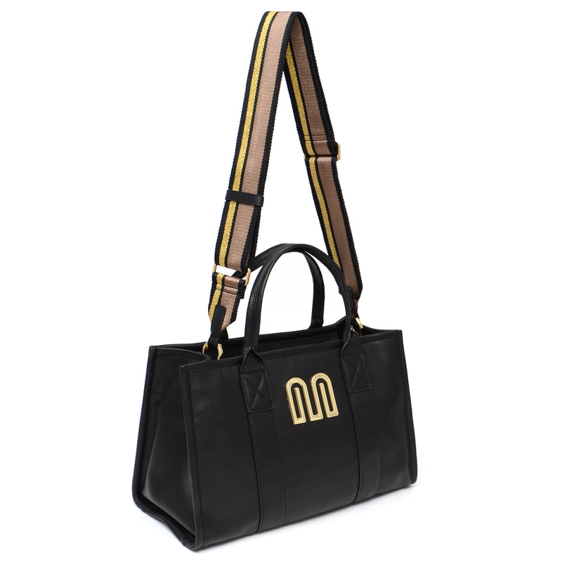 Amara Large Tote in Black