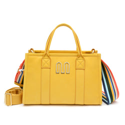 Amara Medium Tote in Saffron