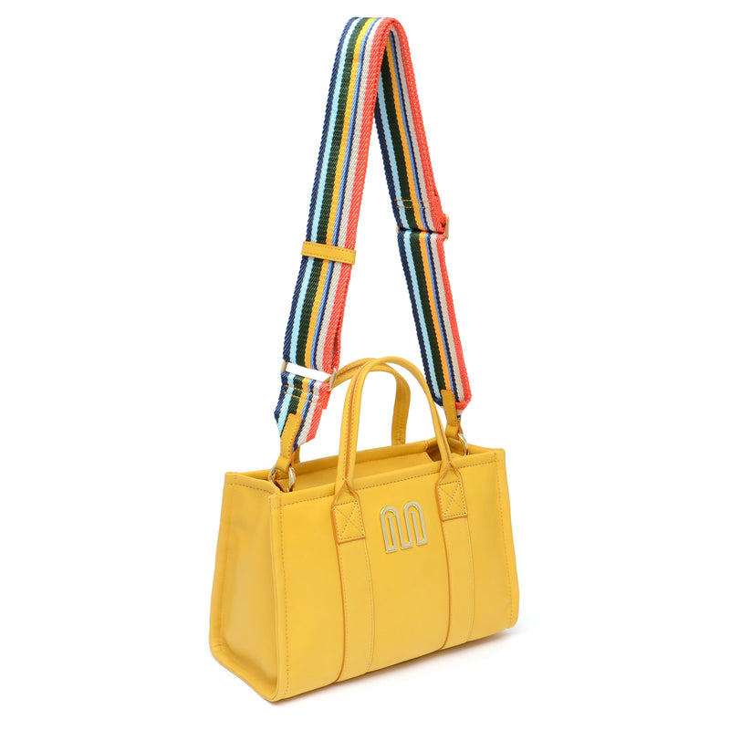 Amara Medium Tote in Saffron