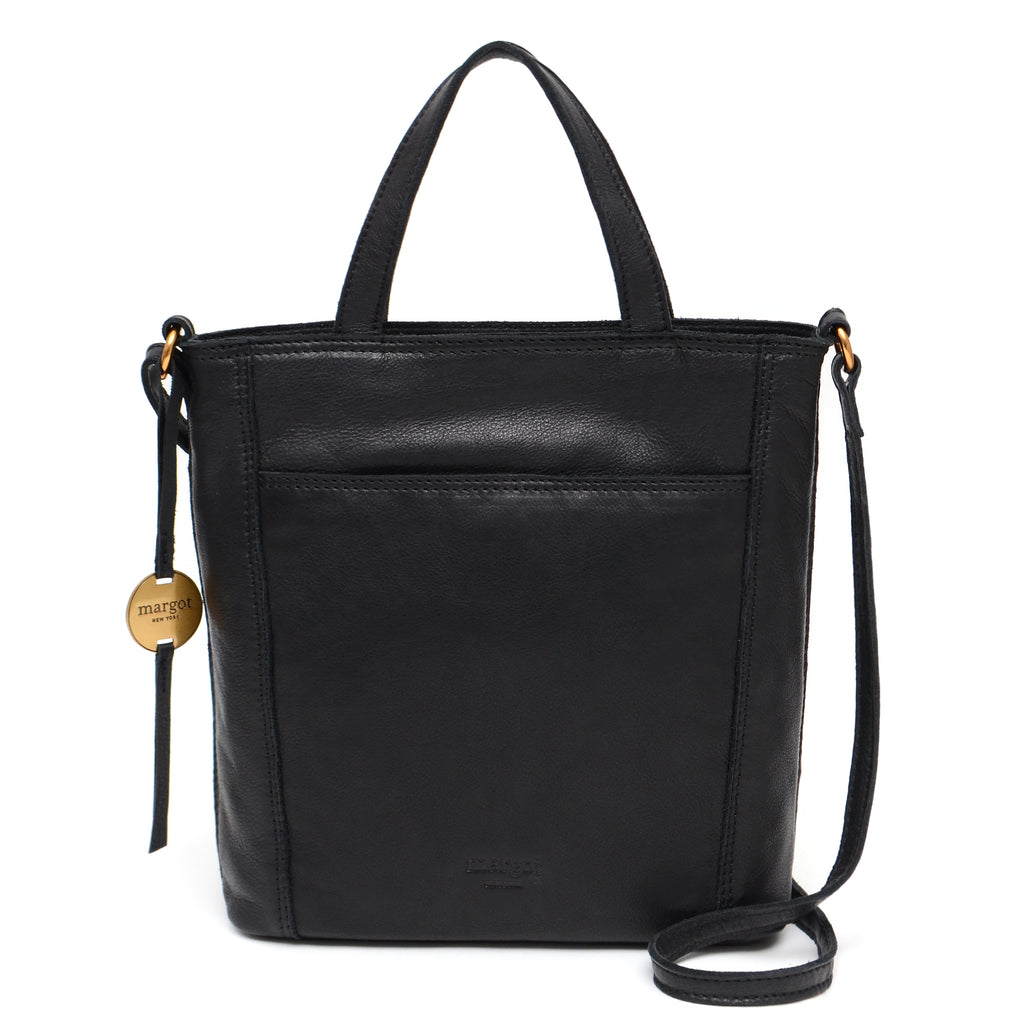 Anna Crossbody Tote in Black - Main Image