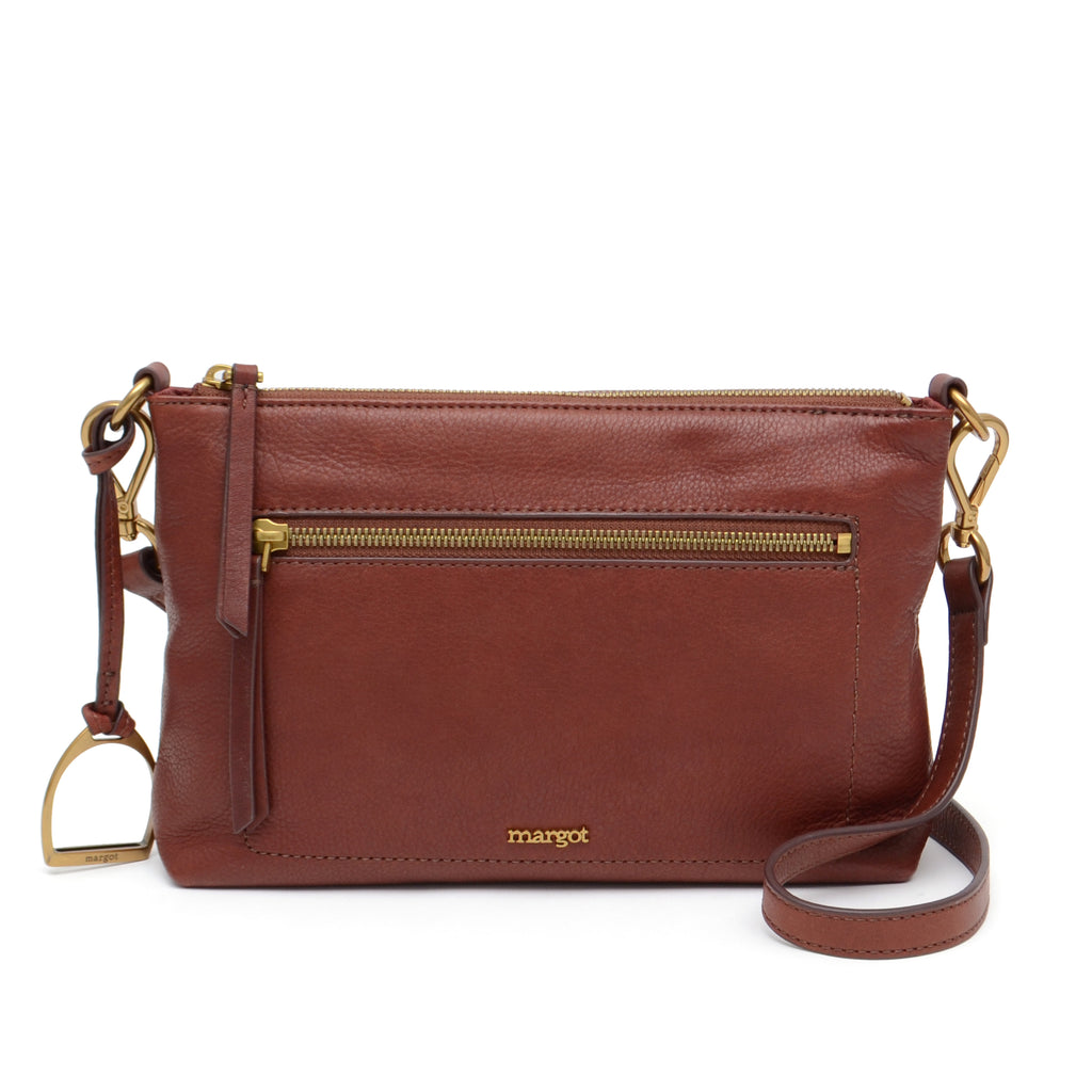 Brielle E/W Crossbody in Whiskey