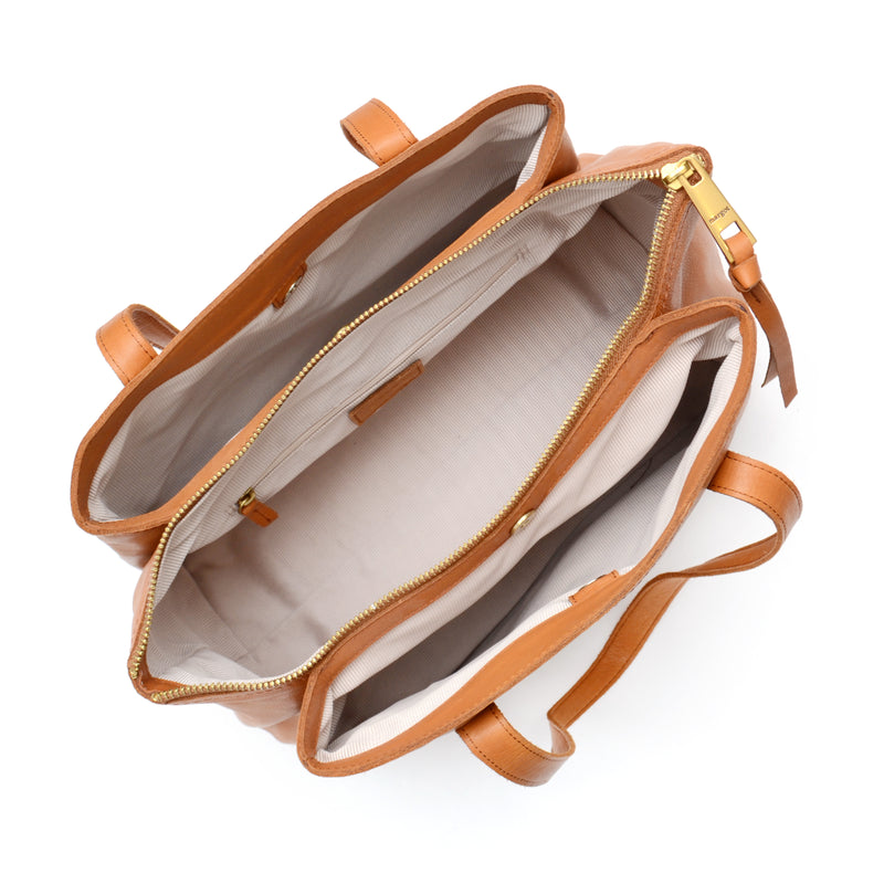 Cameron Satchel in Cognac