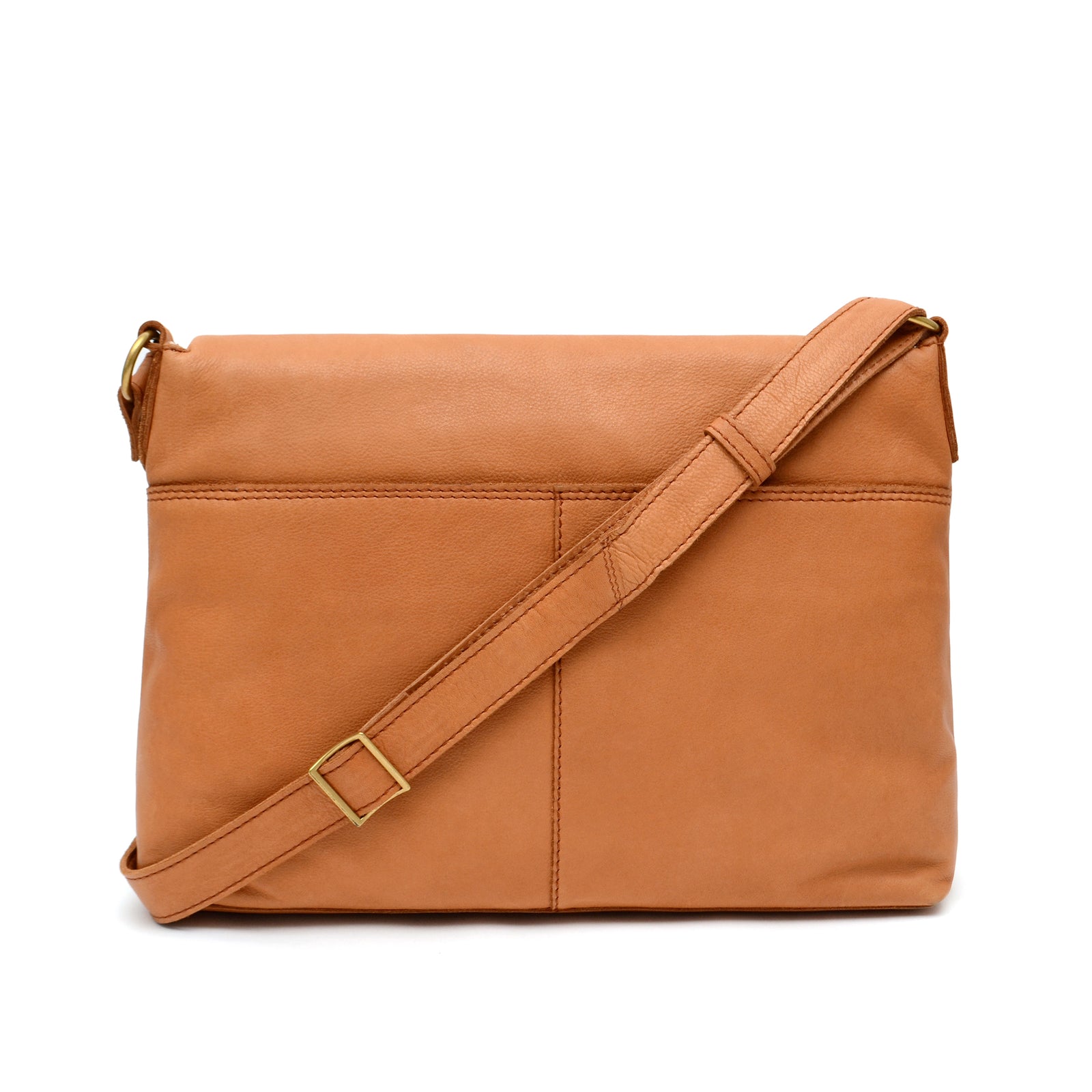 Mickey Double Zip Crossbody in Cognac – Margot New York