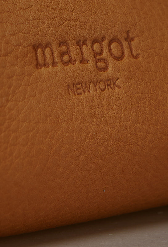 Margot Vegan Chain Bag - Spice Brown Leaf Leather
