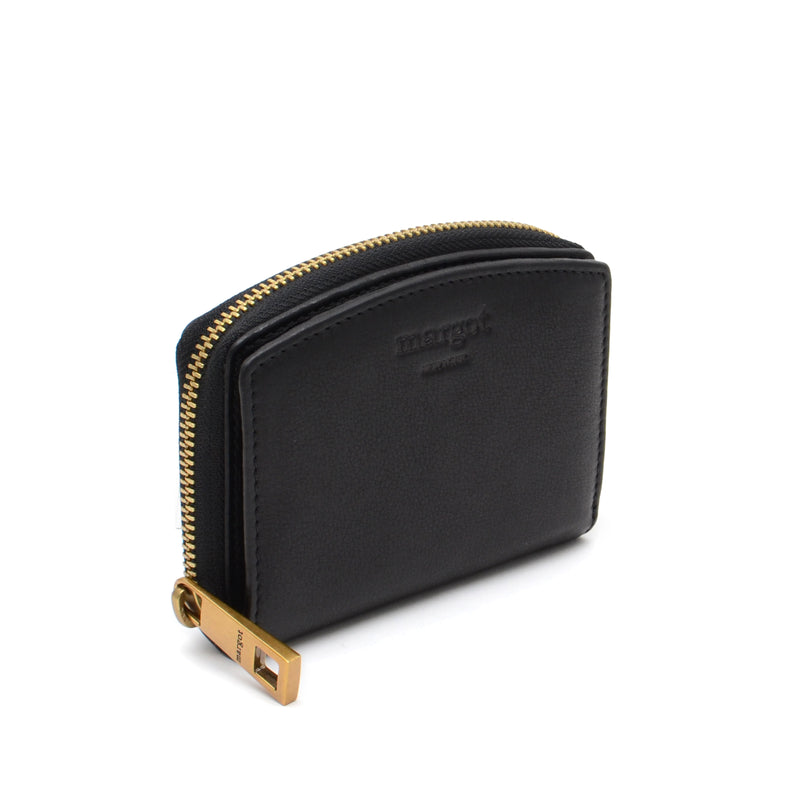 Gina Compact Wallet in Black