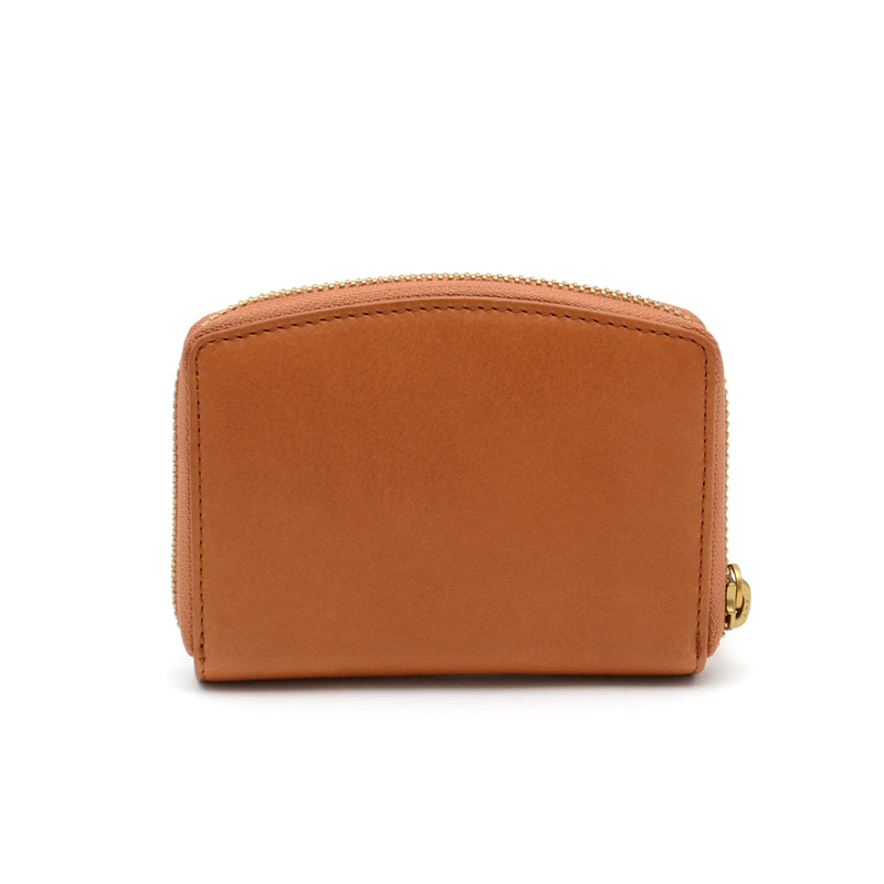 Gina Compact Wallet in Cognac