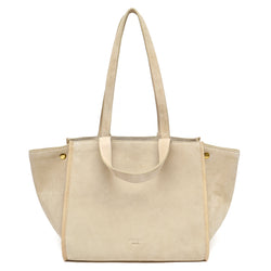 Jamee Double Handle Tote in Beige