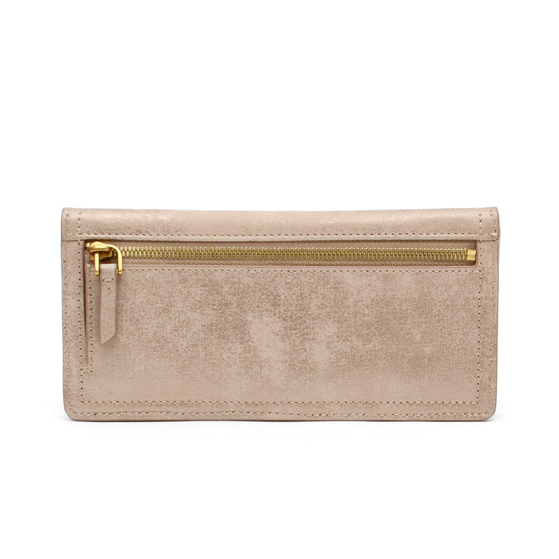 Josie Long Sleek Wallet in Golden Sand