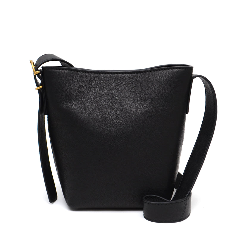 bucket backpack leather Kaye Mini Bucket in Black