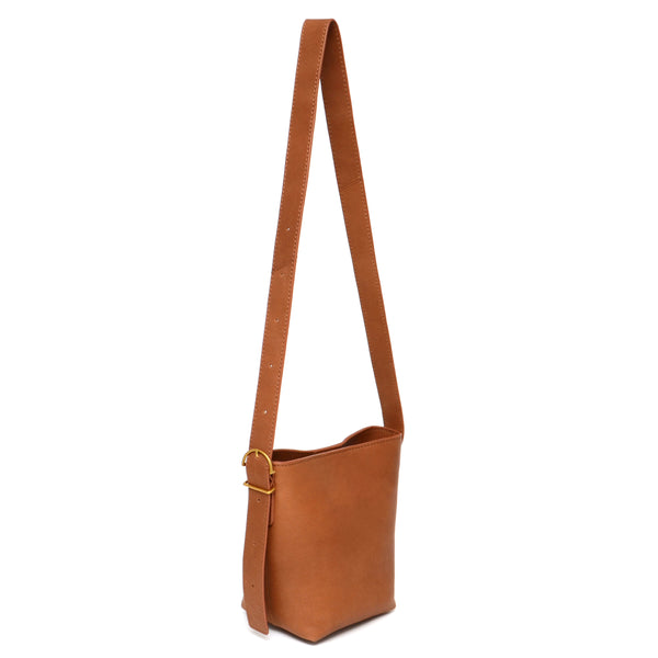 Kaye Mini Bucket in Caramel