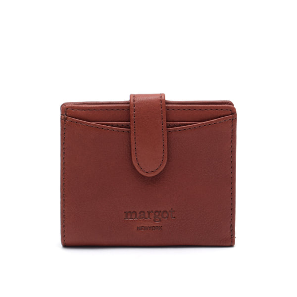 Lizzie SM Bifold Wallet in Brandy