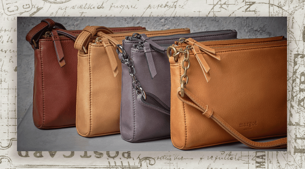 Margot New York Small Iris Bucket/Crossbody Bag Burgundy Leather | eBay