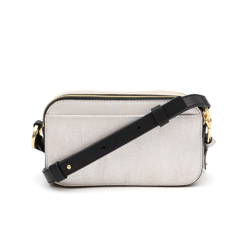 Perri Camera Crossbody in Pearl