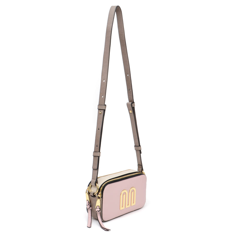 Perri Camera Crossbody in Tea Rose