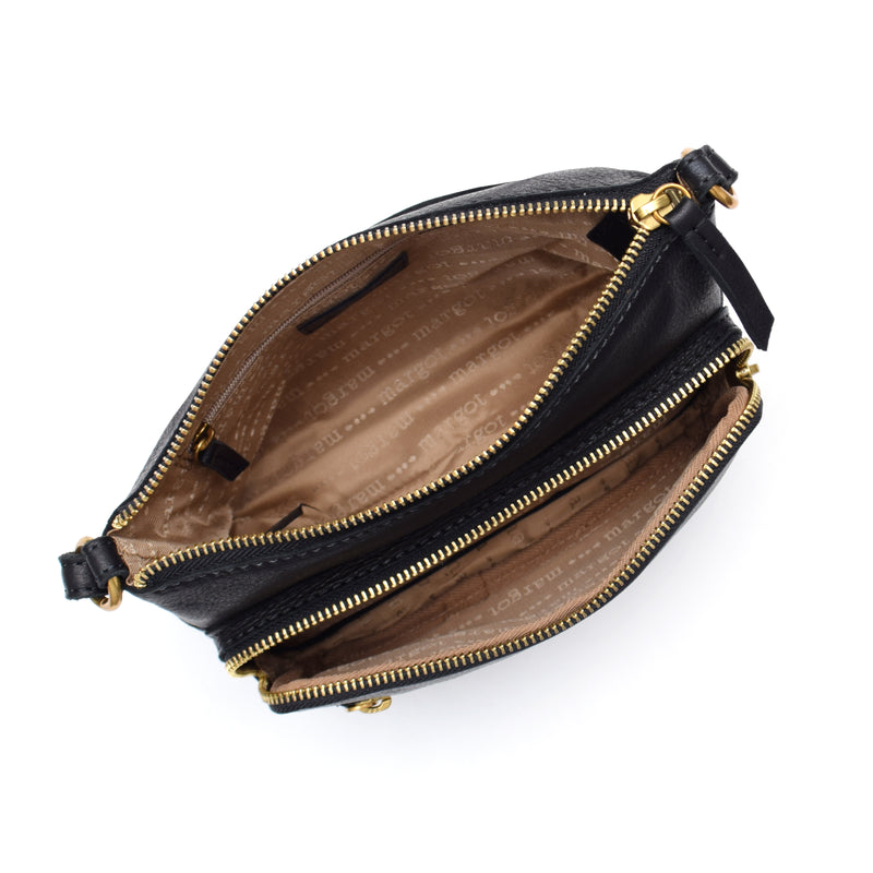 Peyton Crossbody in Black