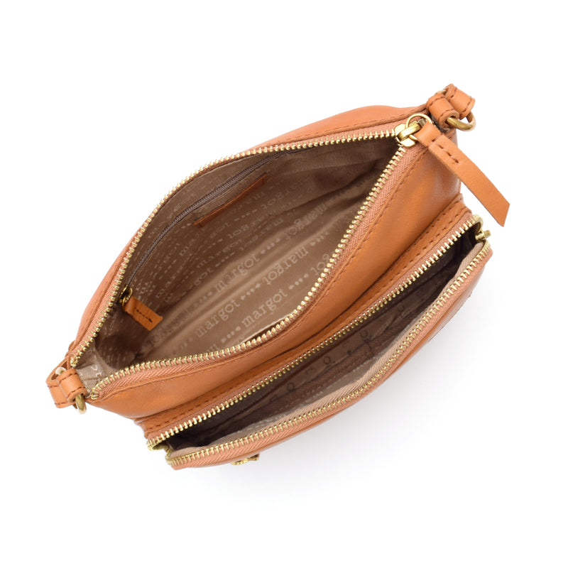 Peyton Crossbody in Cognac