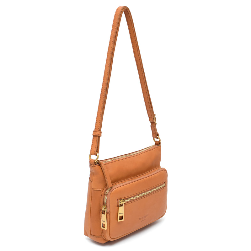 Peyton Crossbody in Cognac