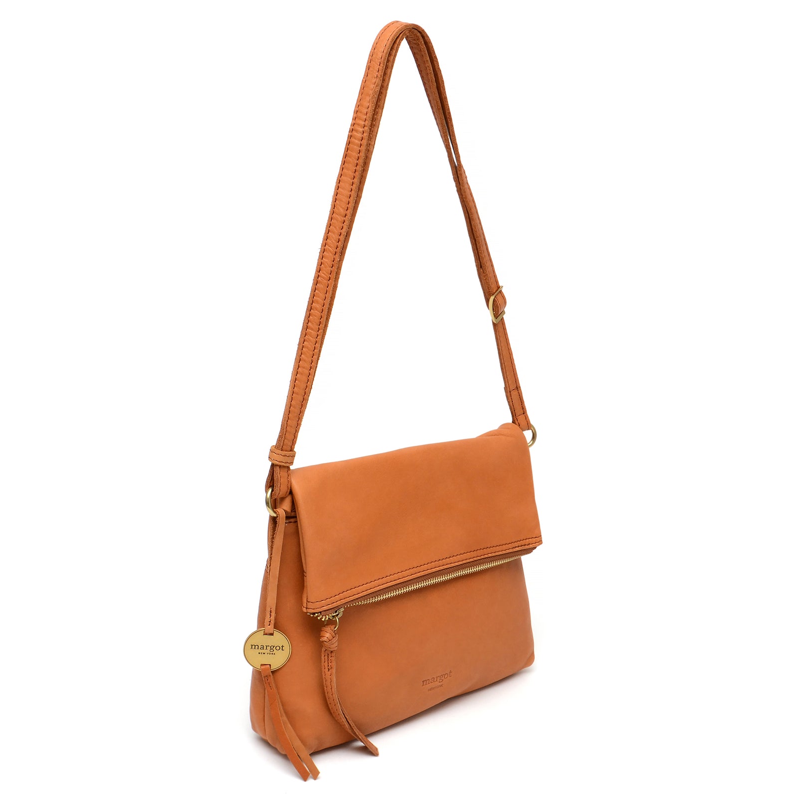 Robbie Foldover in Cognac – Margot New York