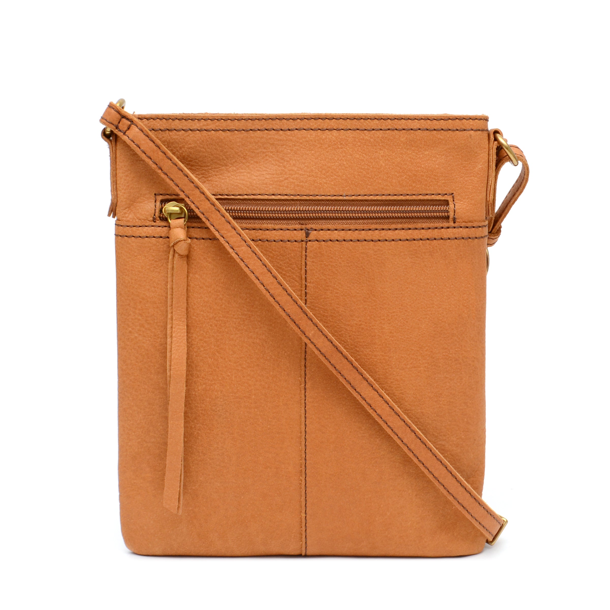 Split Pocket Crossbody in Cognac – Margot New York