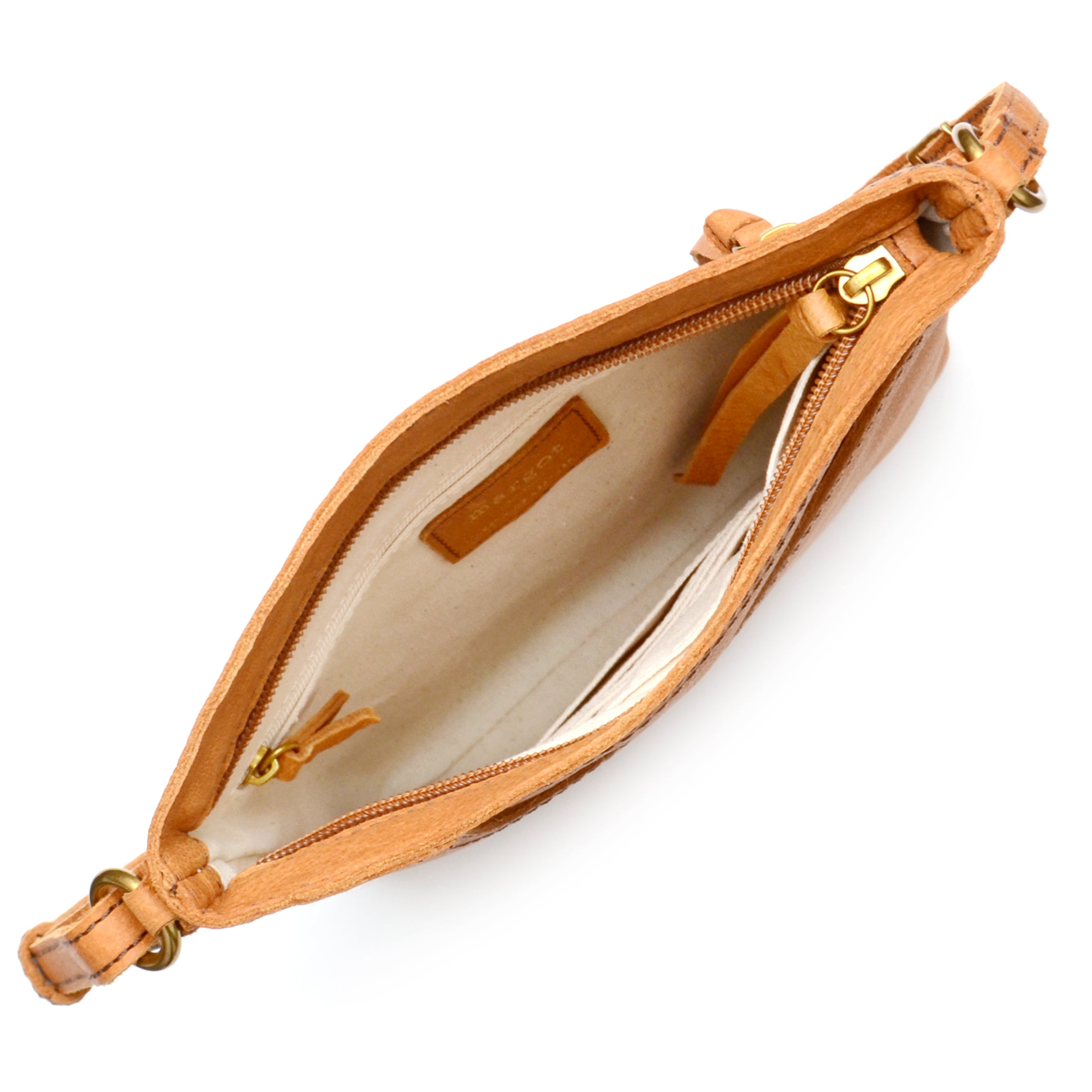 Split Pocket Crossbody in Cognac – Margot New York