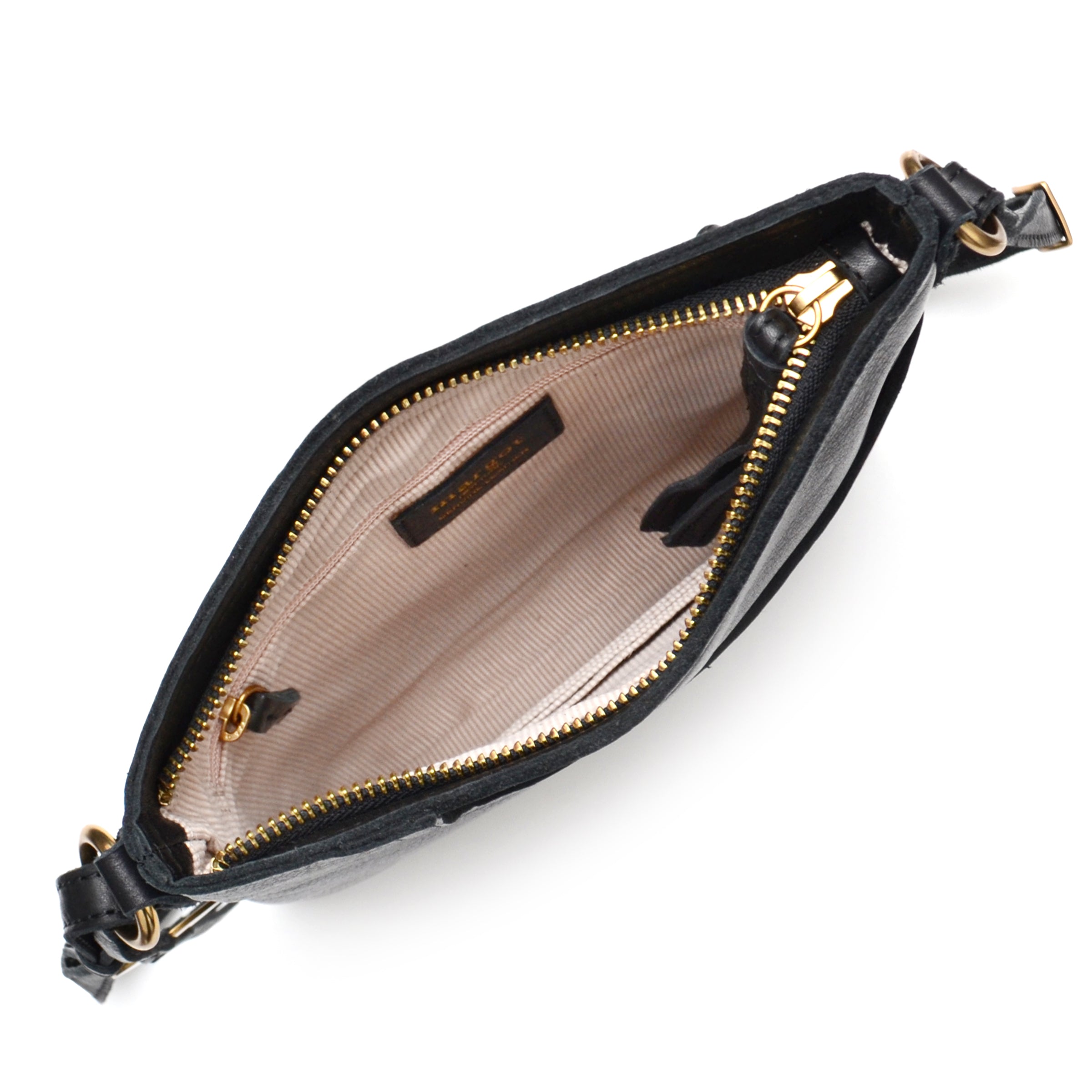 Split Pocket Crossbody in Black – Margot New York