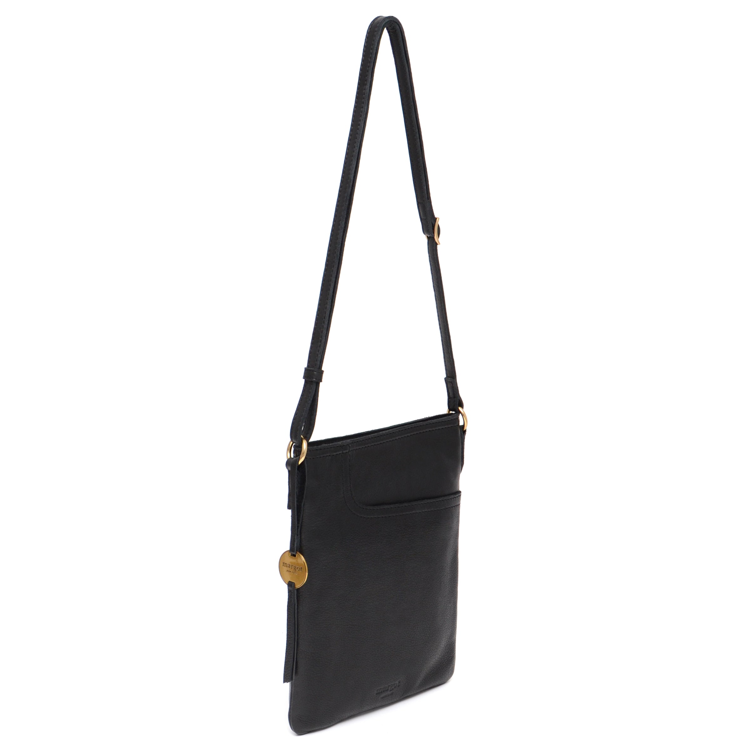Split Pocket Crossbody in Black – Margot New York