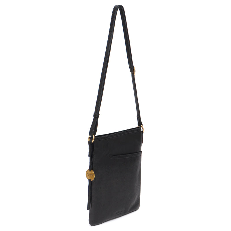 Split Pocket Crossbody in Black – Margot New York