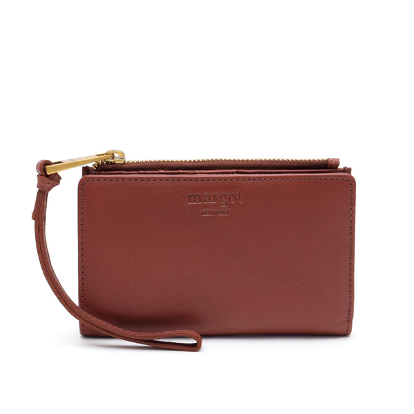 Tori Bifold Wallet in Brandy
