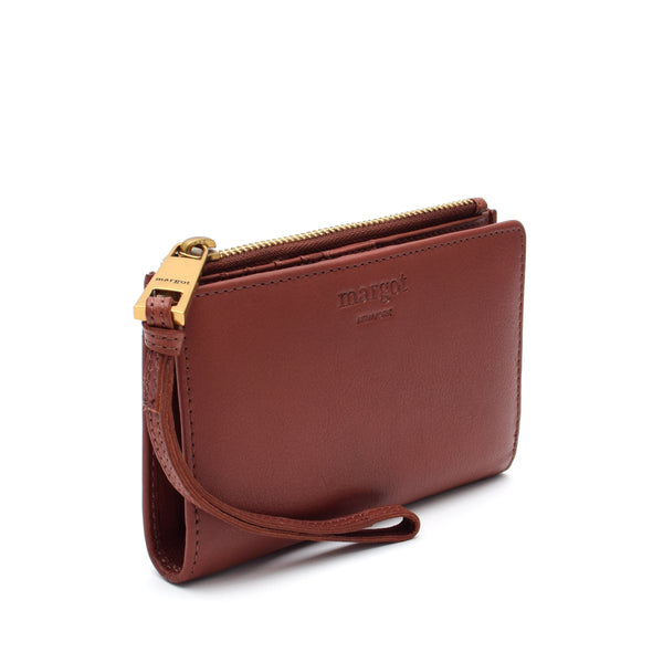 Tori Bifold Wallet in Brandy