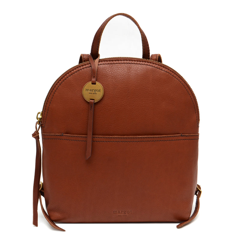 brandy melville braided leather backpack Camille Backpack in Brandy