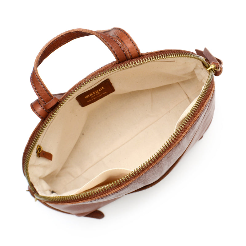 brandy melville braided leather backpack Camille Backpack in Brandy