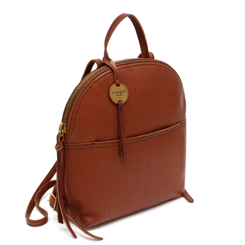 Camille Backpack in Brandy