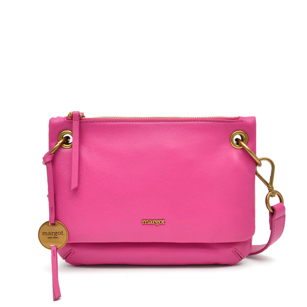 Kingston Drive Arla Leather Cross-body Bag In Light Pink