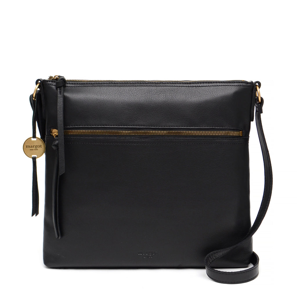 Handbag Margot Crossbody Black Margot Men's Genuine, Leather Black