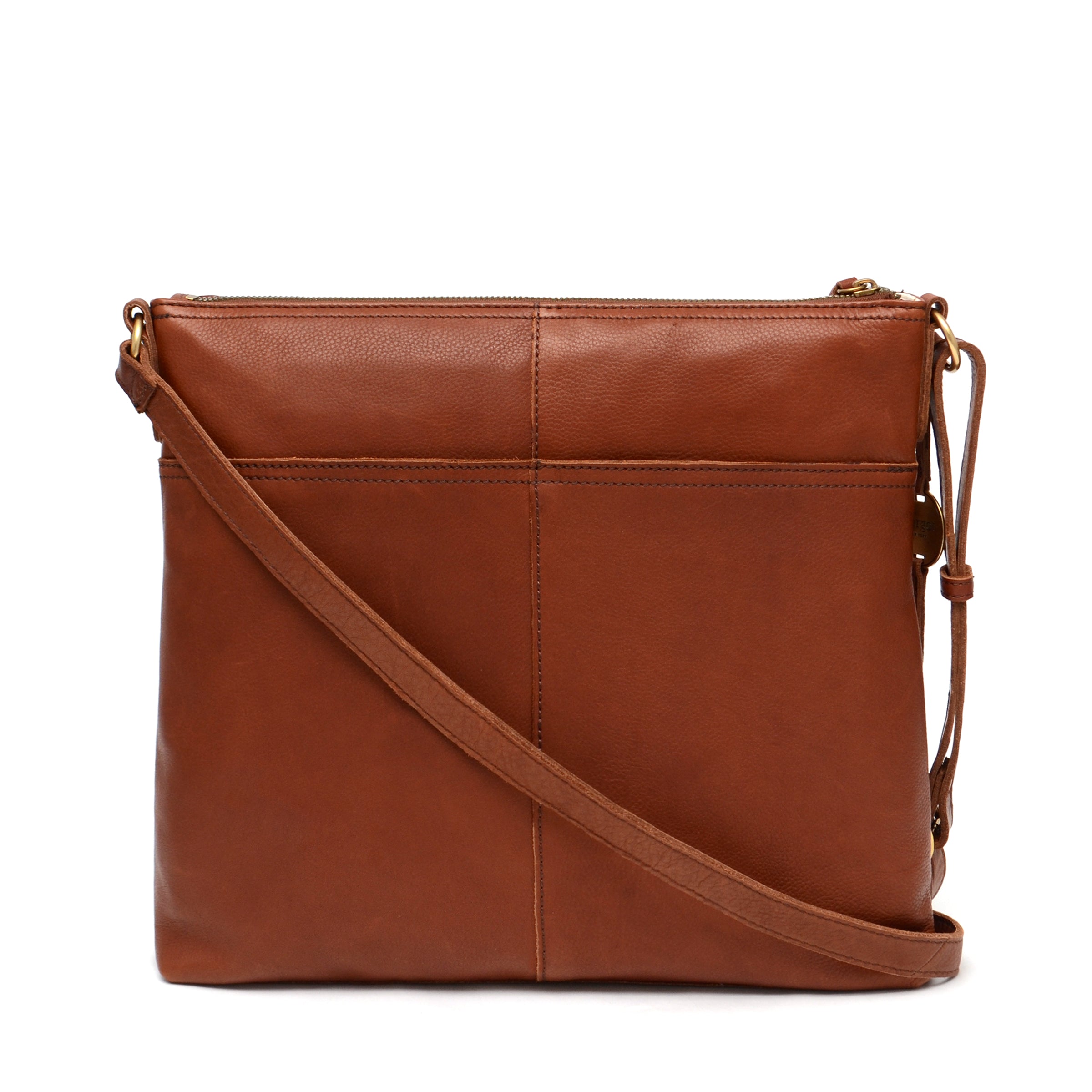 Leah Logo Hobo Raphia Bag - Natural