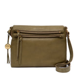 Mickey Double Zip Crossbody in Grey