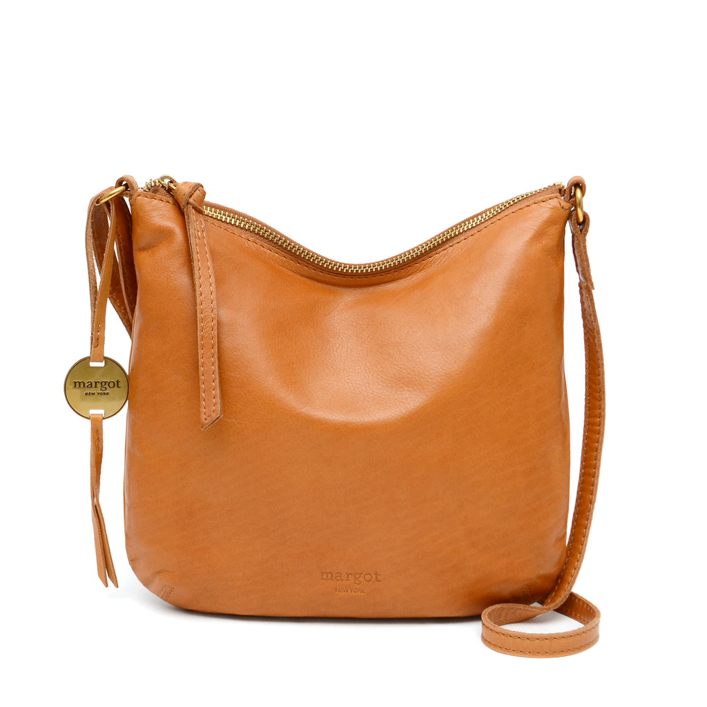 Margot New York Crossbody Genuine Leather Small Handbag Pocket 